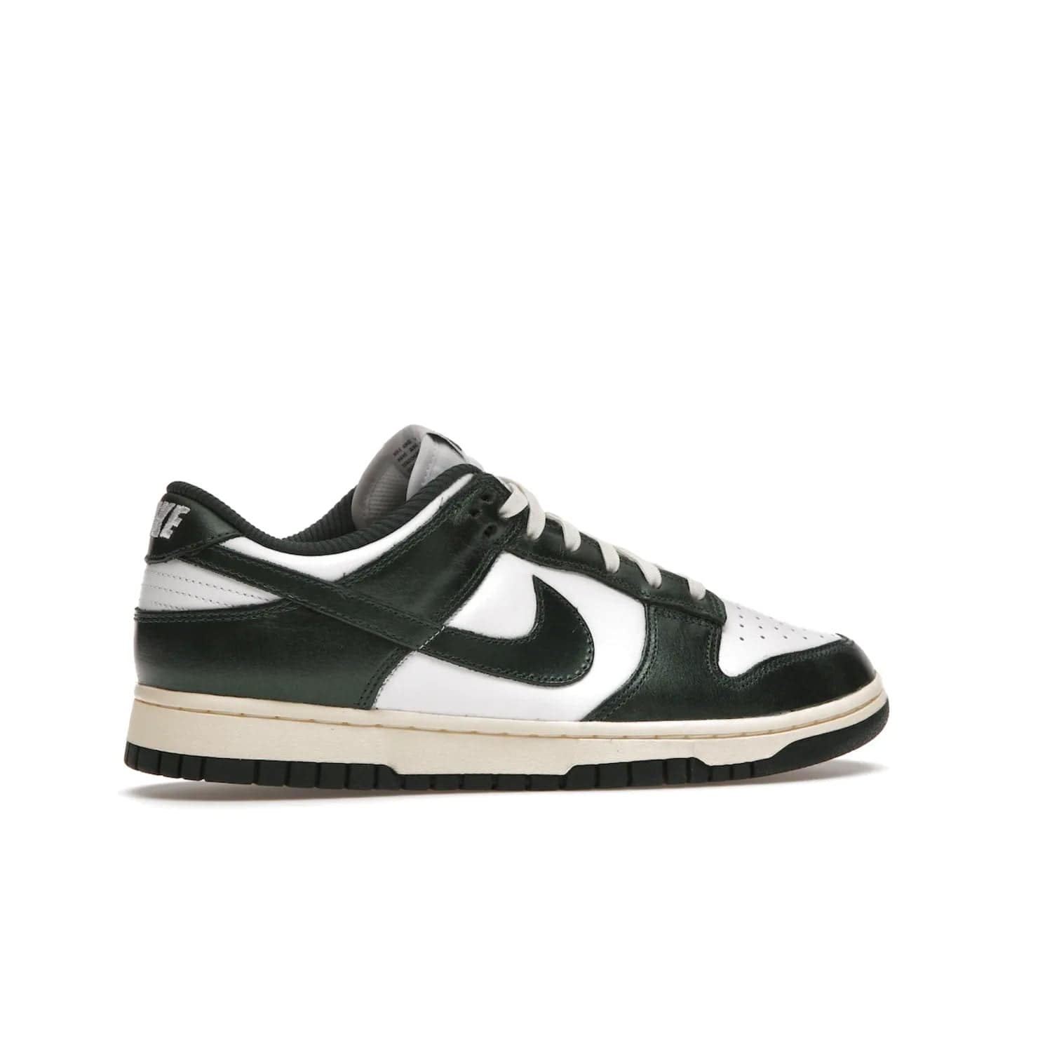 Nike Dunk Low Vintage Green (Women's) - Image 35 - Only at www.BallersClubKickz.com - Vintage-inspired Nike Dunk Low Retro Green (W) combines classic white and Pro Green leather upper with yellowing for a perfect retro look. Now available for 2021.
