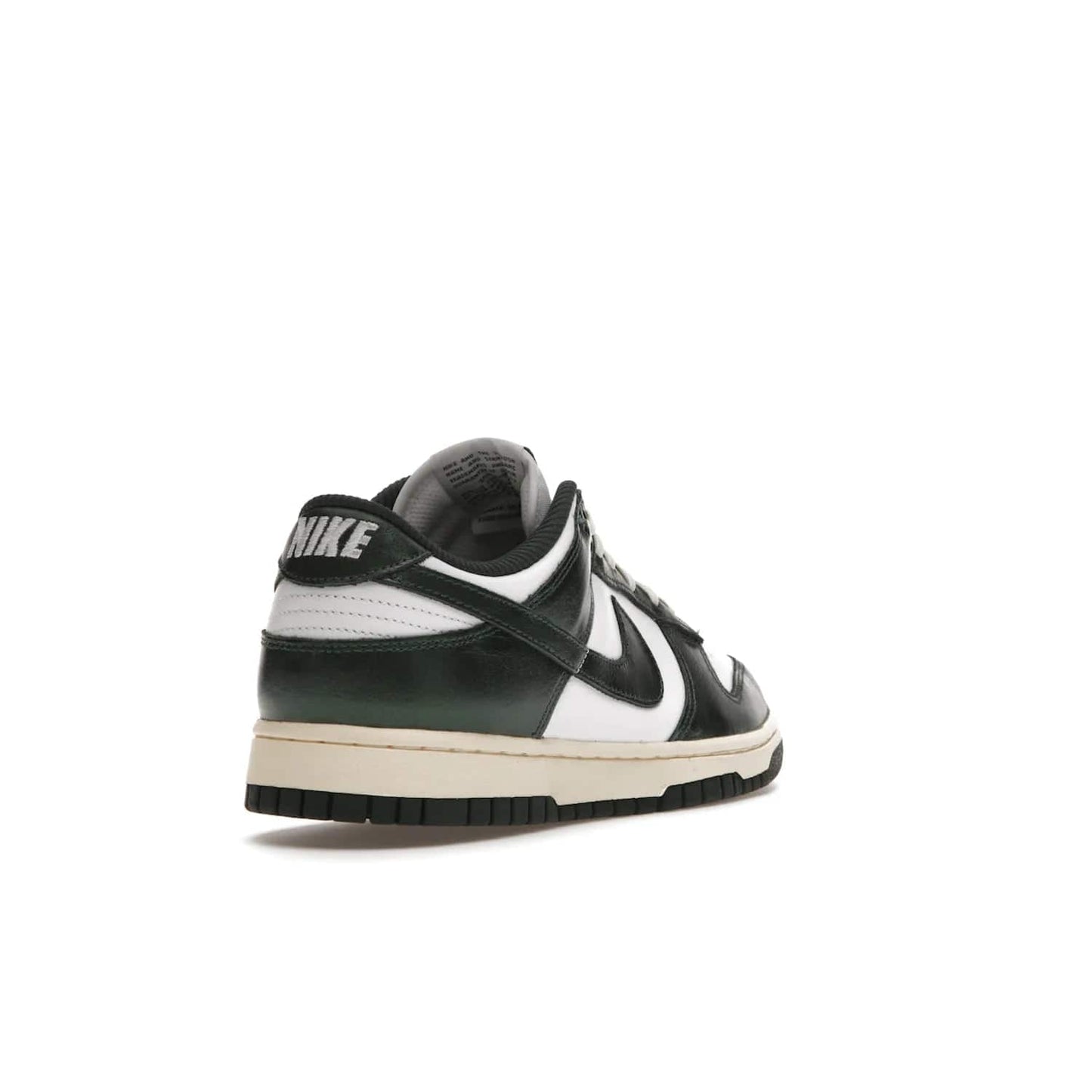 Nike Dunk Low Vintage Green (Women's) - Image 31 - Only at www.BallersClubKickz.com - Vintage-inspired Nike Dunk Low Retro Green (W) combines classic white and Pro Green leather upper with yellowing for a perfect retro look. Now available for 2021.