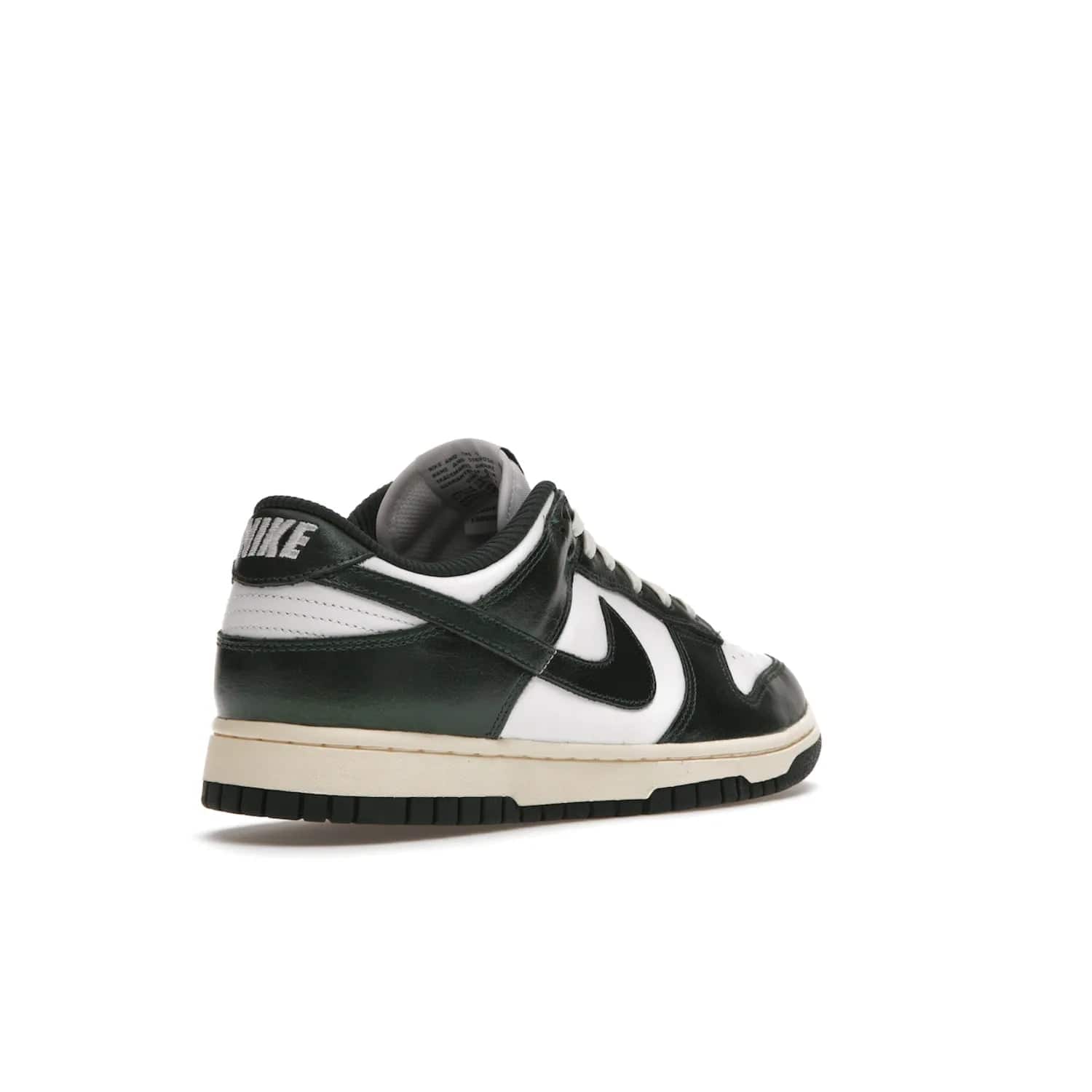 Nike Dunk Low Vintage Green (Women's) - Image 32 - Only at www.BallersClubKickz.com - Vintage-inspired Nike Dunk Low Retro Green (W) combines classic white and Pro Green leather upper with yellowing for a perfect retro look. Now available for 2021.