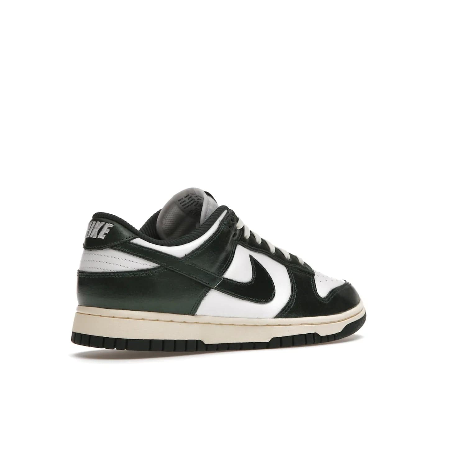 Nike Dunk Low Vintage Green (Women's) - Image 33 - Only at www.BallersClubKickz.com - Vintage-inspired Nike Dunk Low Retro Green (W) combines classic white and Pro Green leather upper with yellowing for a perfect retro look. Now available for 2021.