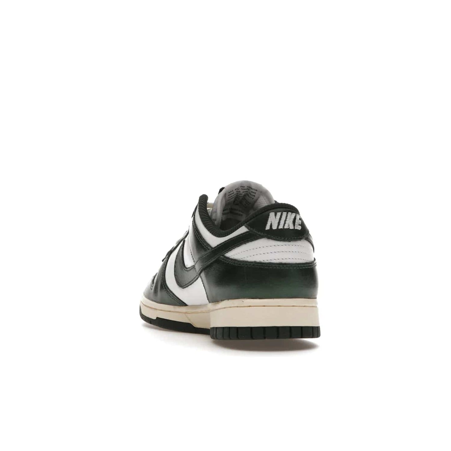 Nike Dunk Low Vintage Green (Women's) - Image 26 - Only at www.BallersClubKickz.com - Vintage-inspired Nike Dunk Low Retro Green (W) combines classic white and Pro Green leather upper with yellowing for a perfect retro look. Now available for 2021.