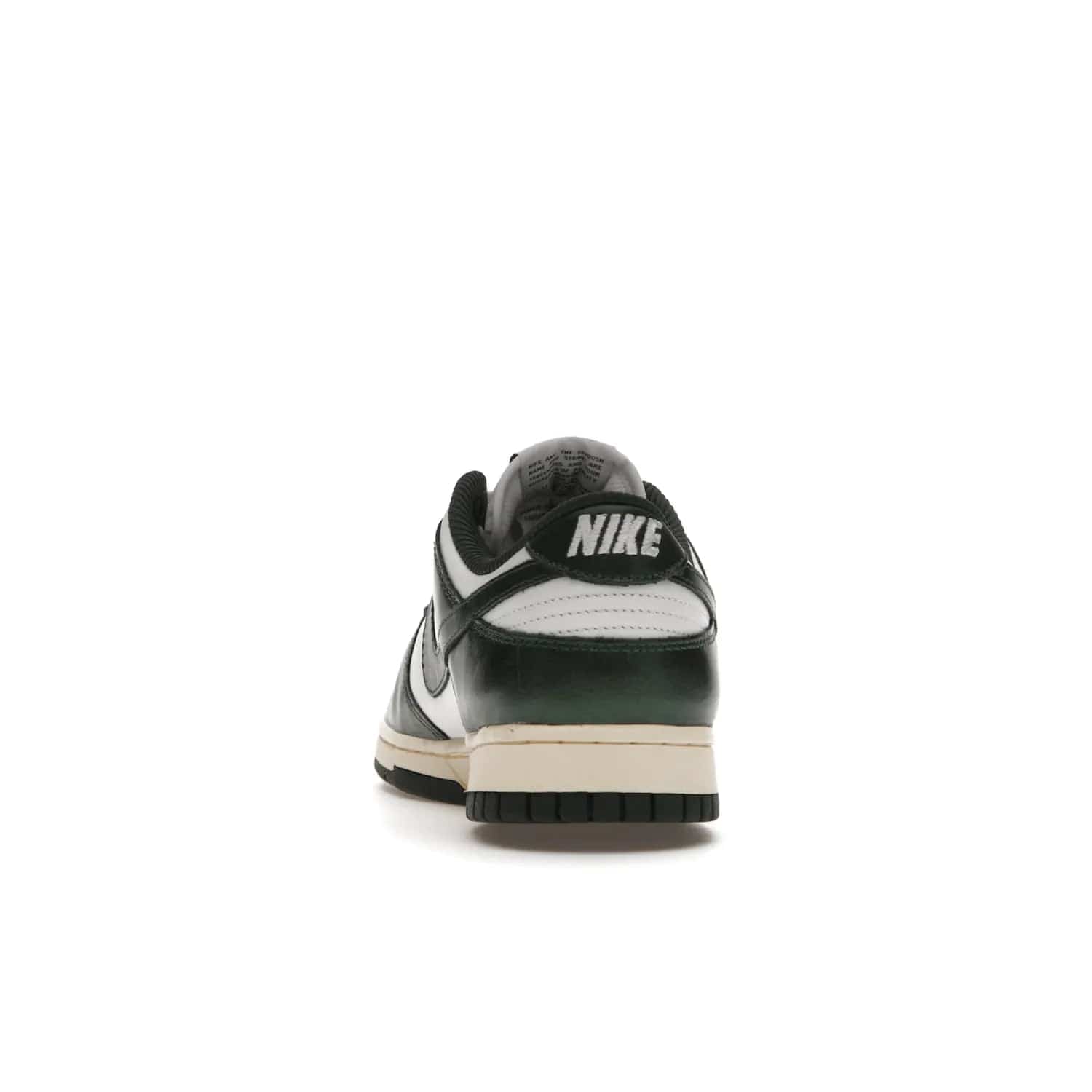 Nike Dunk Low Vintage Green (Women's) - Image 27 - Only at www.BallersClubKickz.com - Vintage-inspired Nike Dunk Low Retro Green (W) combines classic white and Pro Green leather upper with yellowing for a perfect retro look. Now available for 2021.