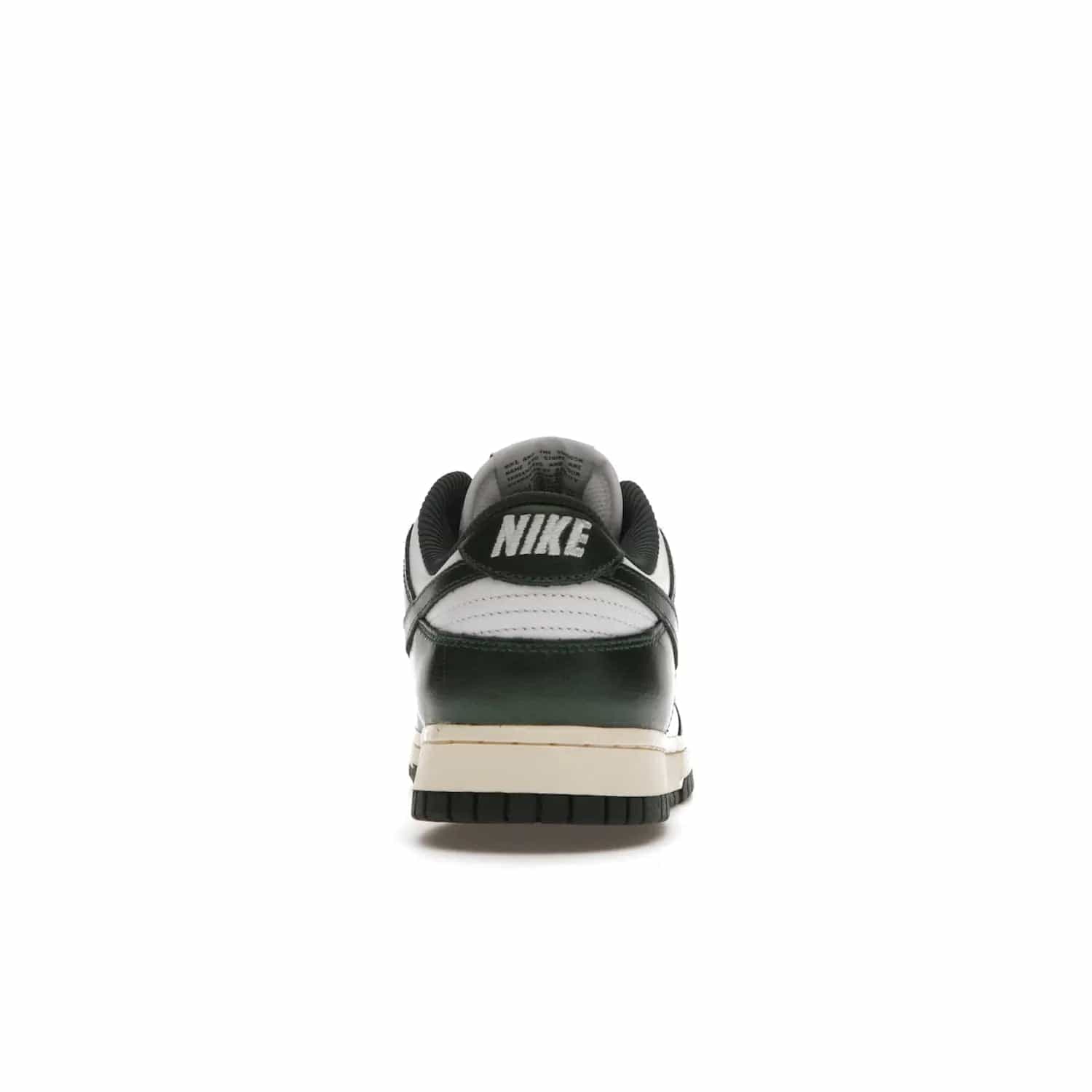 Nike Dunk Low Vintage Green (Women's) - Image 28 - Only at www.BallersClubKickz.com - Vintage-inspired Nike Dunk Low Retro Green (W) combines classic white and Pro Green leather upper with yellowing for a perfect retro look. Now available for 2021.