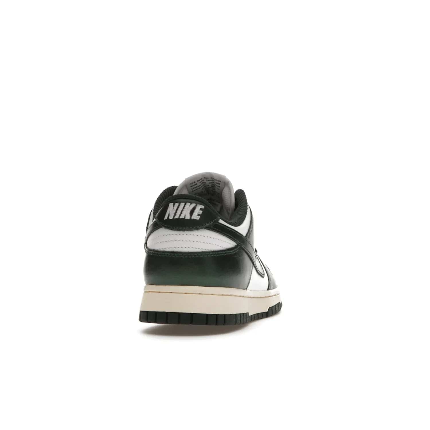 Nike Dunk Low Vintage Green (Women's) - Image 29 - Only at www.BallersClubKickz.com - Vintage-inspired Nike Dunk Low Retro Green (W) combines classic white and Pro Green leather upper with yellowing for a perfect retro look. Now available for 2021.