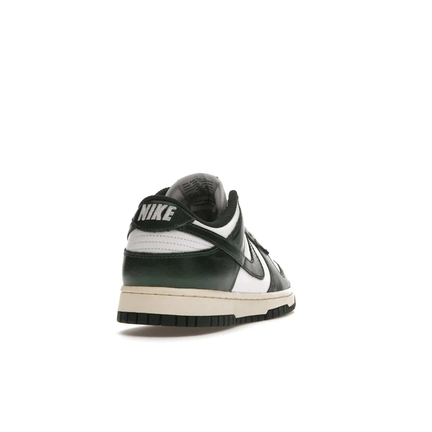 Nike Dunk Low Vintage Green (Women's) - Image 30 - Only at www.BallersClubKickz.com - Vintage-inspired Nike Dunk Low Retro Green (W) combines classic white and Pro Green leather upper with yellowing for a perfect retro look. Now available for 2021.