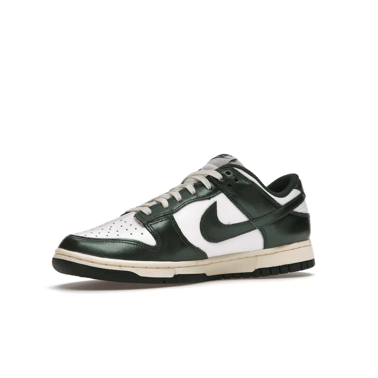 Nike Dunk Low Vintage Green (Women's) - Image 16 - Only at www.BallersClubKickz.com - Vintage-inspired Nike Dunk Low Retro Green (W) combines classic white and Pro Green leather upper with yellowing for a perfect retro look. Now available for 2021.