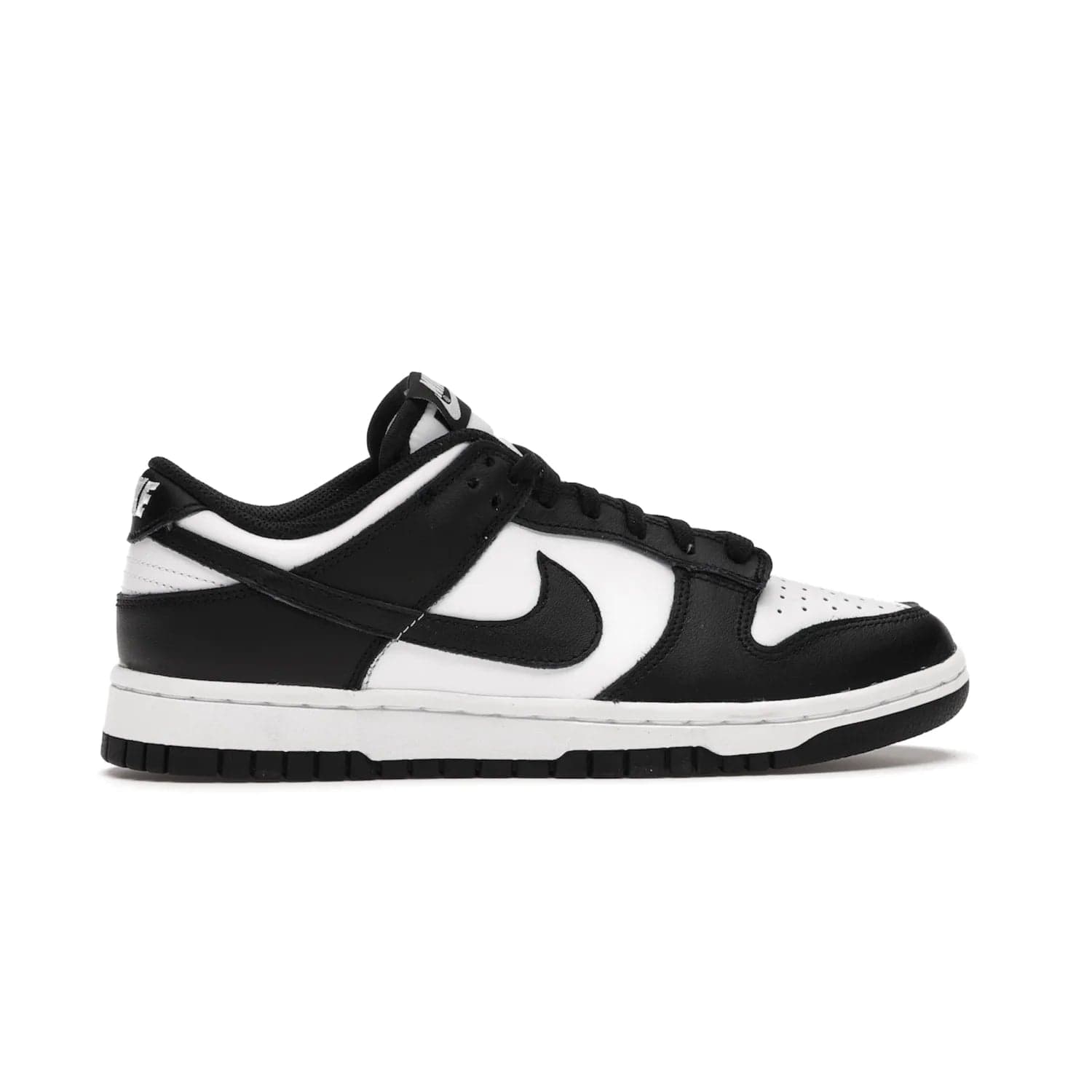 Nike Dunk Low Retro White Black Panda (2021) (Women's) - Image 36 - Only at www.BallersClubKickz.com - Say hello to the new Nike Dunk Low Retro White Black Panda (2021) (Women's)! White & black leather upper with Nike Swoosh logo. Get your pair for $100 in March 2021! Shop now!