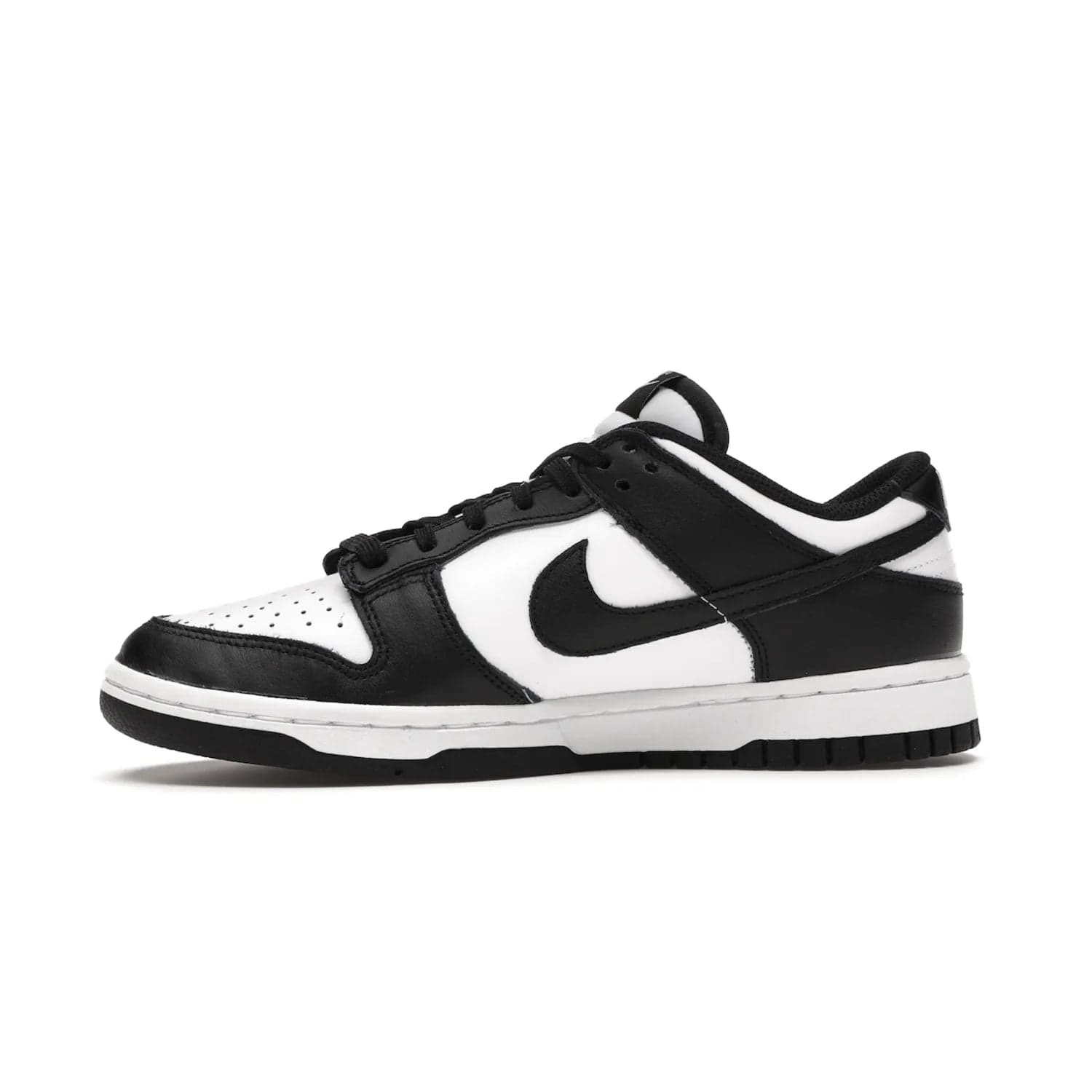 Nike Dunk Low Retro White Black Panda (2021) (Women's) - Image 18 - Only at www.BallersClubKickz.com - Say hello to the new Nike Dunk Low Retro White Black Panda (2021) (Women's)! White & black leather upper with Nike Swoosh logo. Get your pair for $100 in March 2021! Shop now!