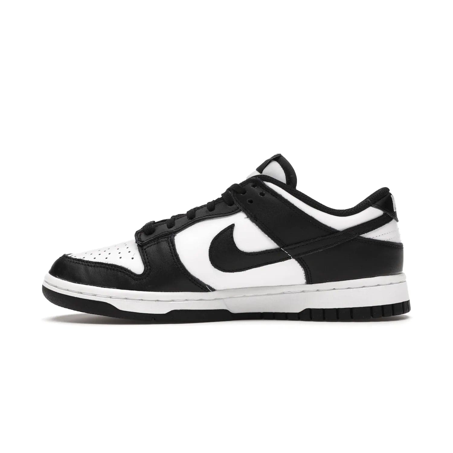 Nike Dunk Low Retro White Black Panda (2021) (Women's) - Image 19 - Only at www.BallersClubKickz.com - Say hello to the new Nike Dunk Low Retro White Black Panda (2021) (Women's)! White & black leather upper with Nike Swoosh logo. Get your pair for $100 in March 2021! Shop now!
