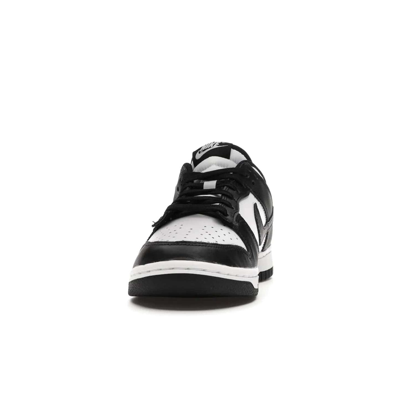 Nike Dunk Low Retro White Black Panda (2021) (Women's) - Image 11 - Only at www.BallersClubKickz.com - Say hello to the new Nike Dunk Low Retro White Black Panda (2021) (Women's)! White & black leather upper with Nike Swoosh logo. Get your pair for $100 in March 2021! Shop now!