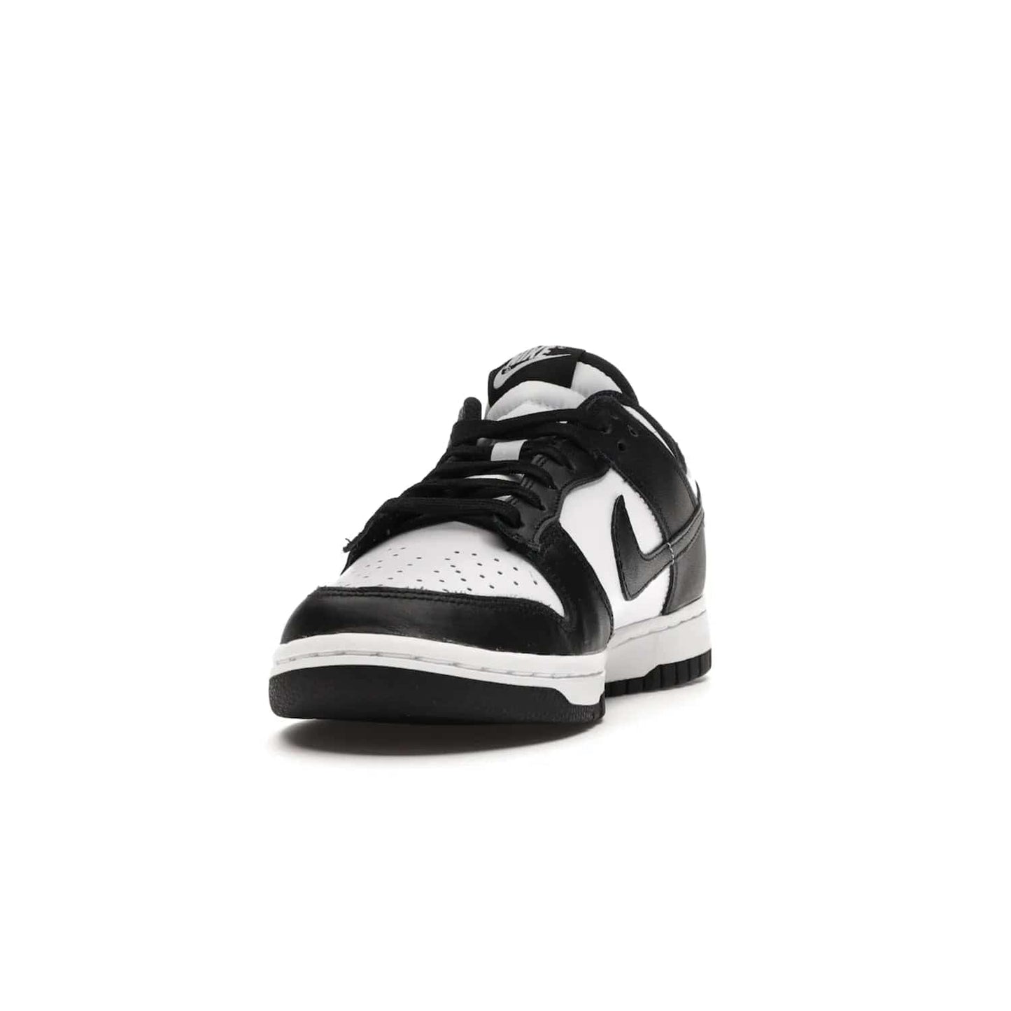Nike Dunk Low Retro White Black Panda (2021) (Women's) - Image 12 - Only at www.BallersClubKickz.com - Say hello to the new Nike Dunk Low Retro White Black Panda (2021) (Women's)! White & black leather upper with Nike Swoosh logo. Get your pair for $100 in March 2021! Shop now!