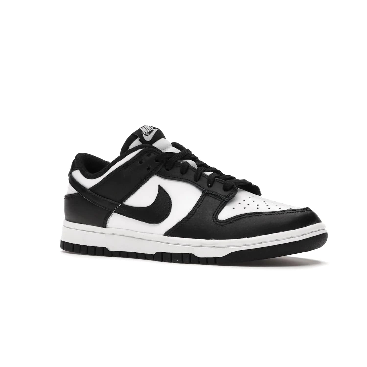 Nike Dunk Low Retro White Black Panda (2021) (Women's) - Image 4 - Only at www.BallersClubKickz.com - Say hello to the new Nike Dunk Low Retro White Black Panda (2021) (Women's)! White & black leather upper with Nike Swoosh logo. Get your pair for $100 in March 2021! Shop now!