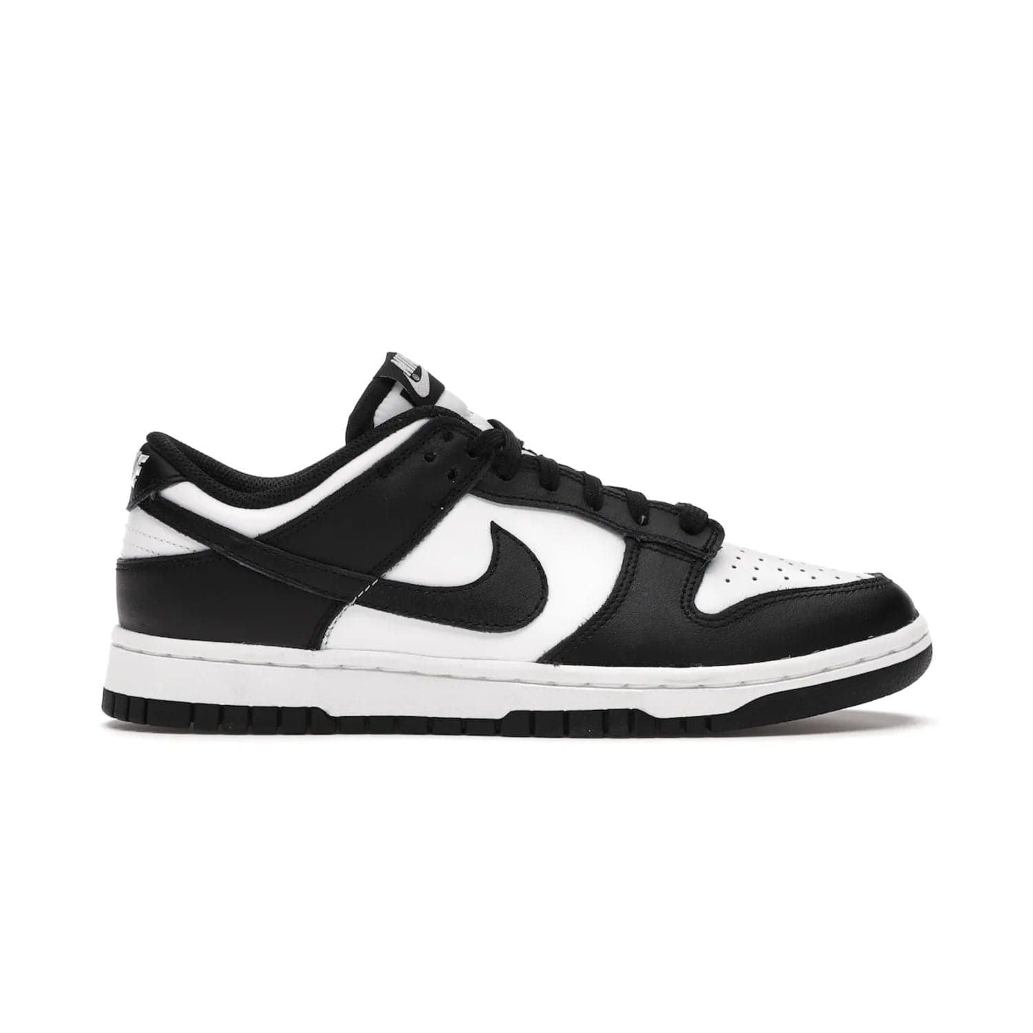 Nike Dunk Low Retro White Black Panda (2021) (Women's) - Image 1 - Only at www.BallersClubKickz.com - Say hello to the new Nike Dunk Low Retro White Black Panda (2021) (Women's)! White & black leather upper with Nike Swoosh logo. Get your pair for $100 in March 2021! Shop now!